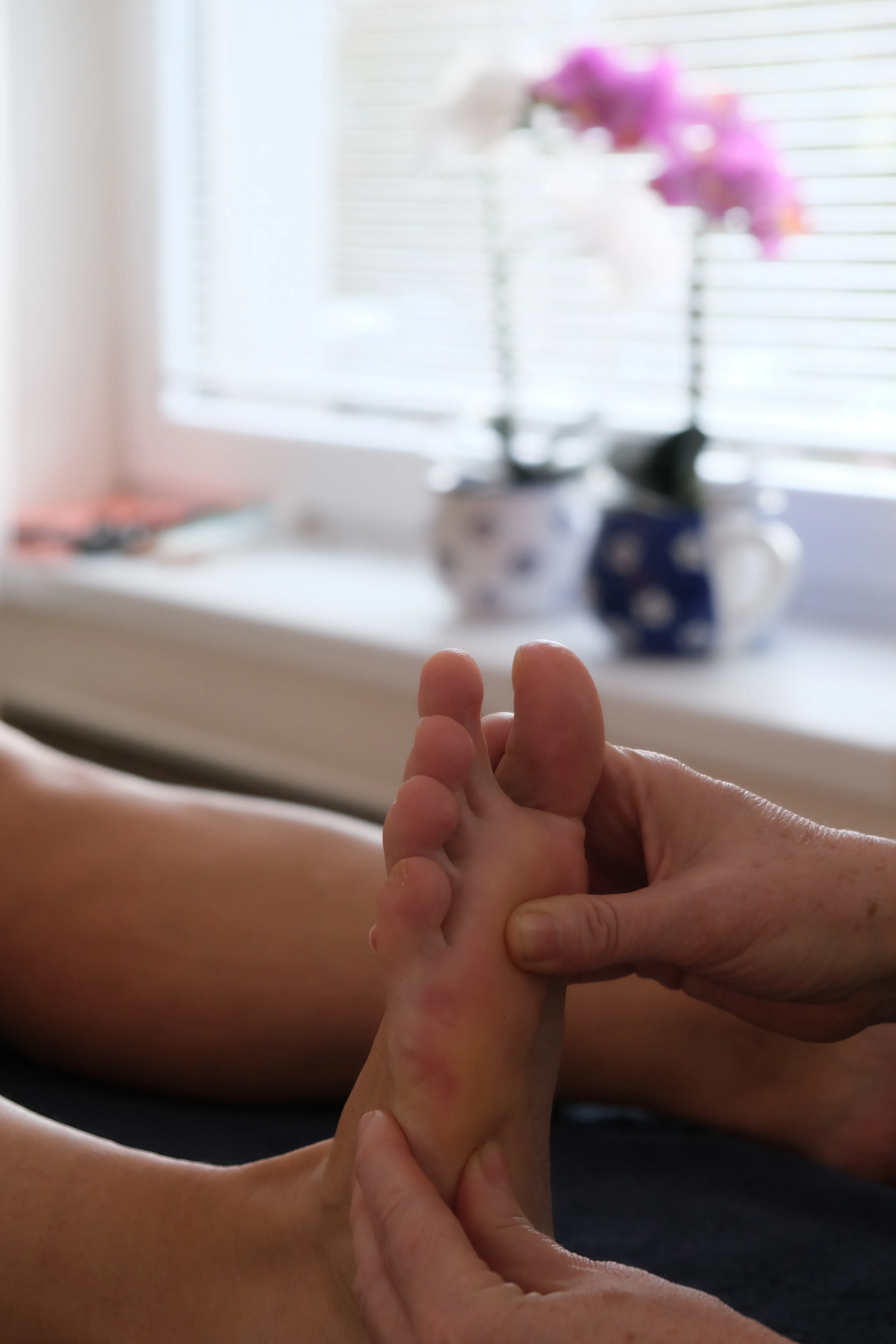 Reflexní masáž chodidel